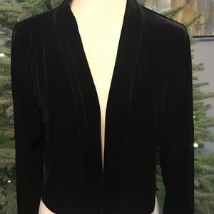 Calvin Klein XL velour cropped shawl